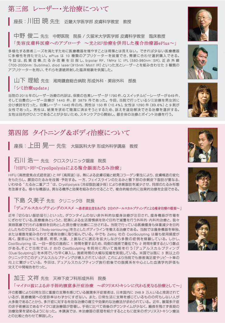 第13回トータルアンチエイジングセミナー　セミナーダイジェスト